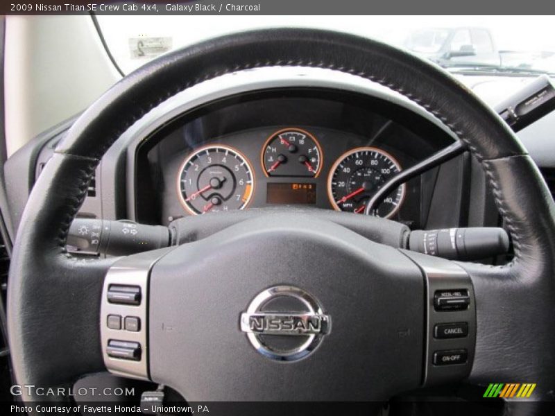 Galaxy Black / Charcoal 2009 Nissan Titan SE Crew Cab 4x4