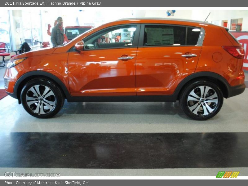  2011 Sportage EX Techno Orange