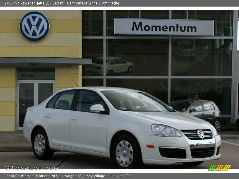 Campanella White / Anthracite 2007 Volkswagen Jetta 2.5 Sedan