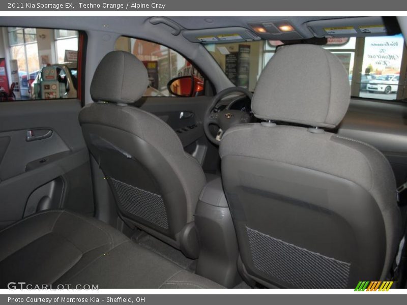 Techno Orange / Alpine Gray 2011 Kia Sportage EX