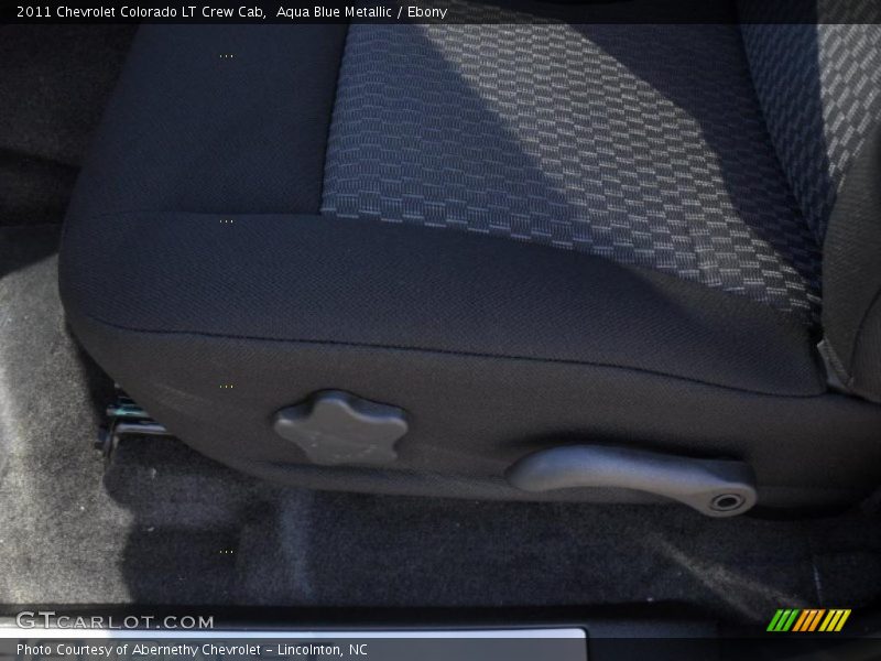 Aqua Blue Metallic / Ebony 2011 Chevrolet Colorado LT Crew Cab