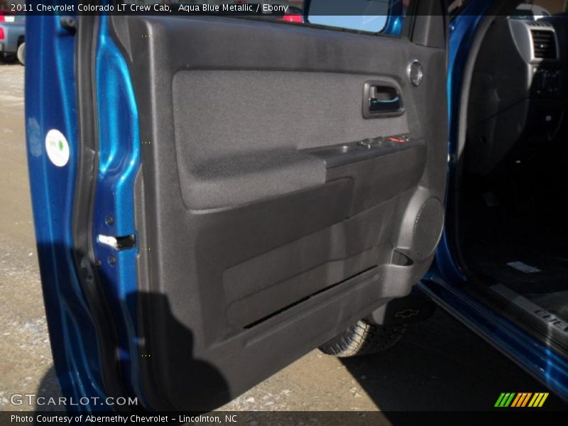 Aqua Blue Metallic / Ebony 2011 Chevrolet Colorado LT Crew Cab