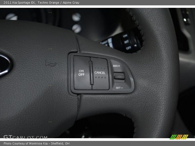 Controls of 2011 Sportage EX