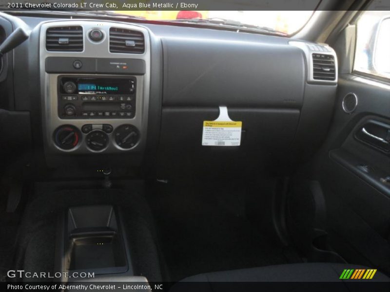 Aqua Blue Metallic / Ebony 2011 Chevrolet Colorado LT Crew Cab