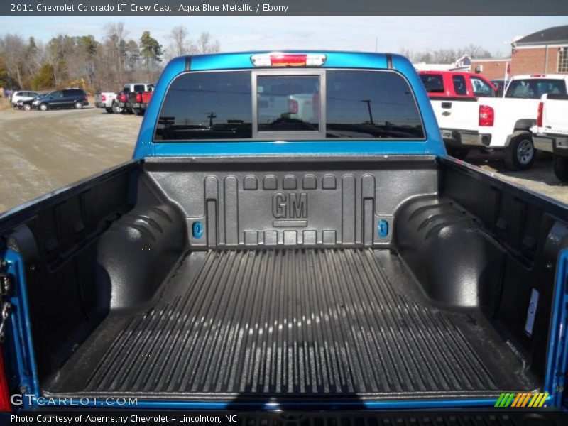 Aqua Blue Metallic / Ebony 2011 Chevrolet Colorado LT Crew Cab