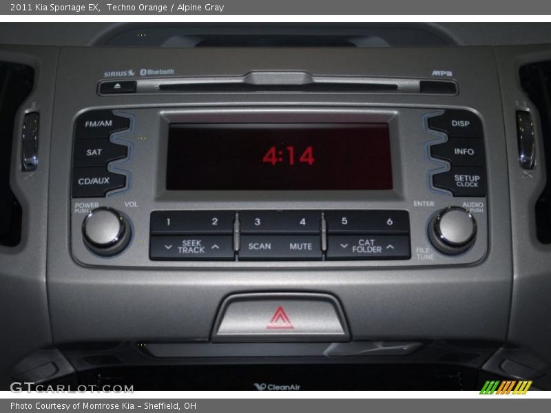 Controls of 2011 Sportage EX