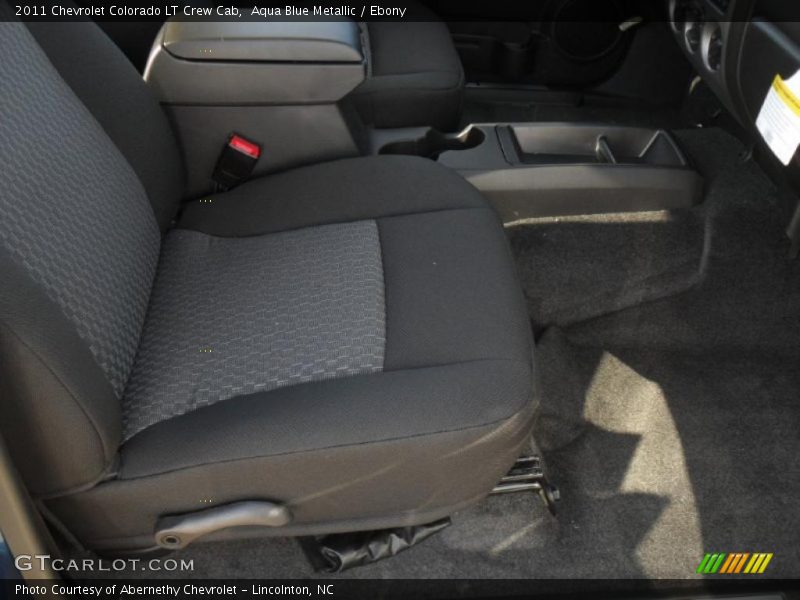 Aqua Blue Metallic / Ebony 2011 Chevrolet Colorado LT Crew Cab