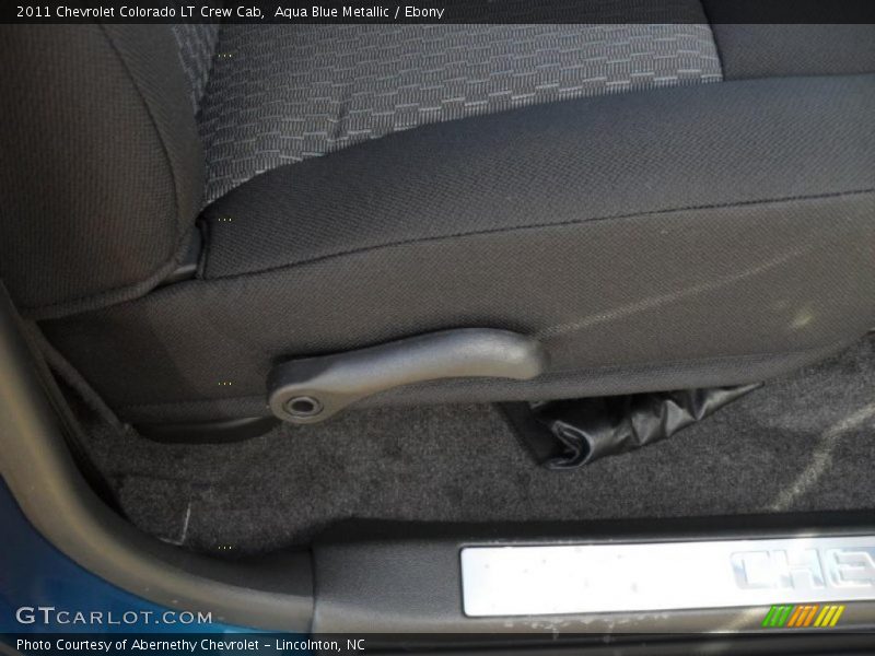 Aqua Blue Metallic / Ebony 2011 Chevrolet Colorado LT Crew Cab