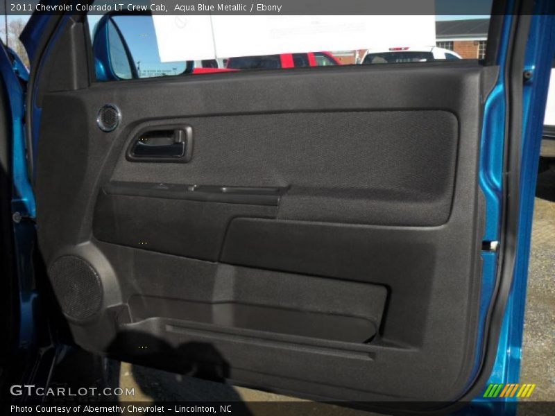 Aqua Blue Metallic / Ebony 2011 Chevrolet Colorado LT Crew Cab