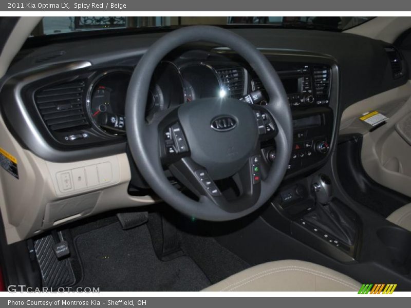  2011 Optima LX Steering Wheel