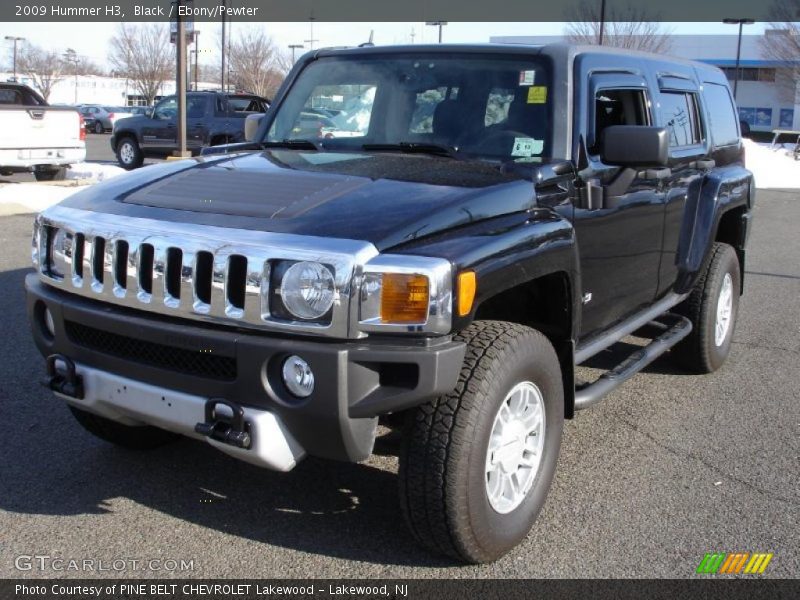 Black / Ebony/Pewter 2009 Hummer H3