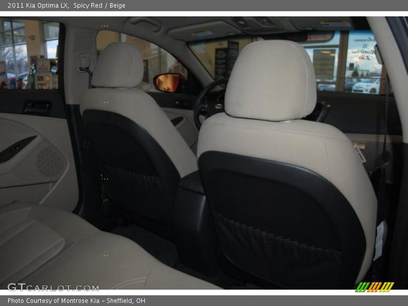  2011 Optima LX Beige Interior