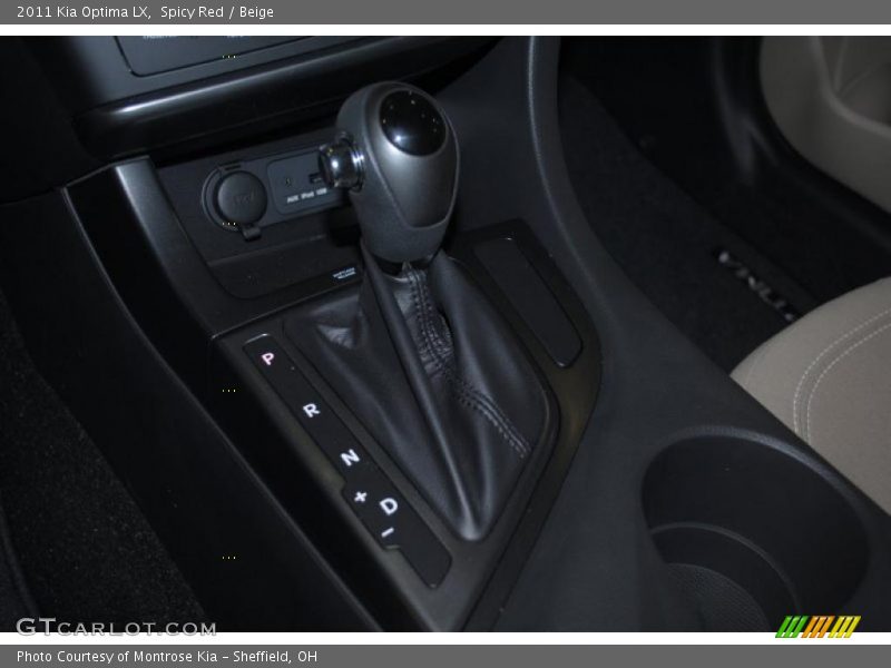  2011 Optima LX 6 Speed Sportmatic Automatic Shifter