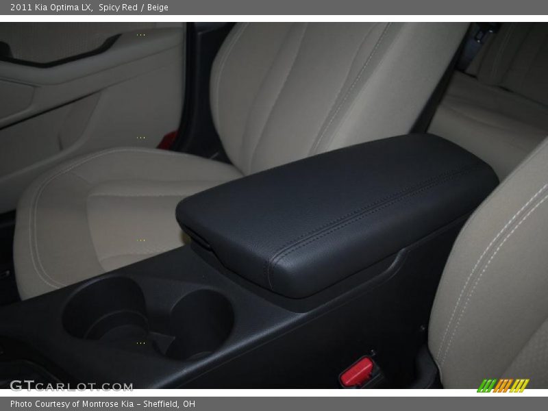 Spicy Red / Beige 2011 Kia Optima LX