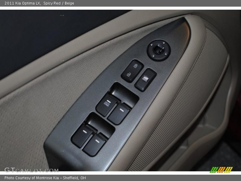 Controls of 2011 Optima LX