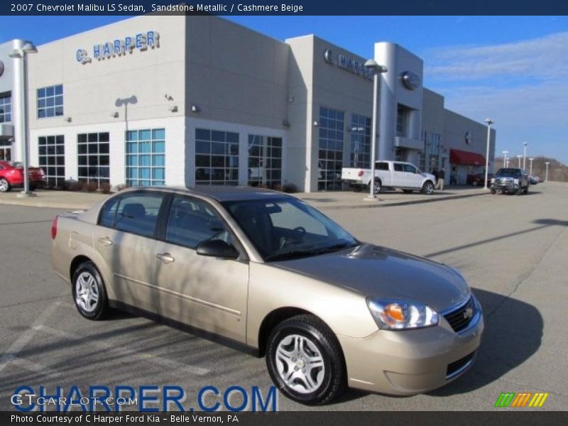 Sandstone Metallic / Cashmere Beige 2007 Chevrolet Malibu LS Sedan
