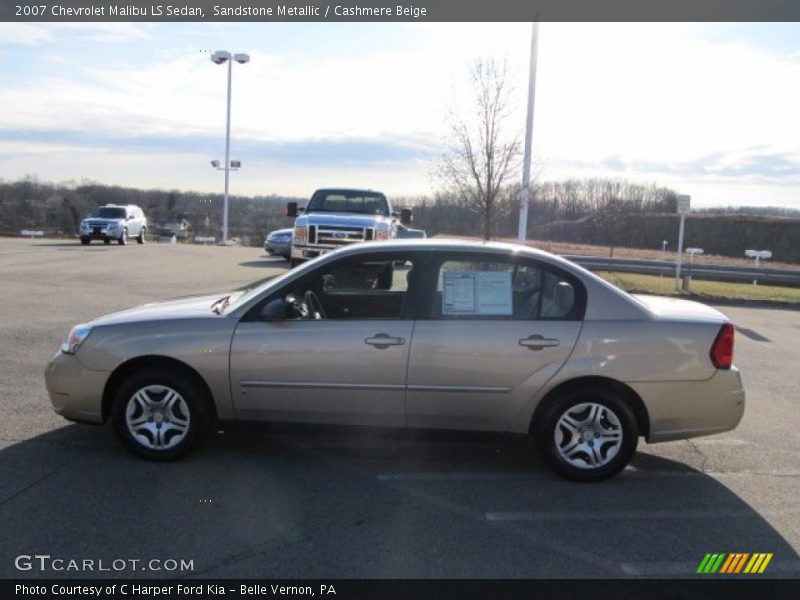 Sandstone Metallic / Cashmere Beige 2007 Chevrolet Malibu LS Sedan