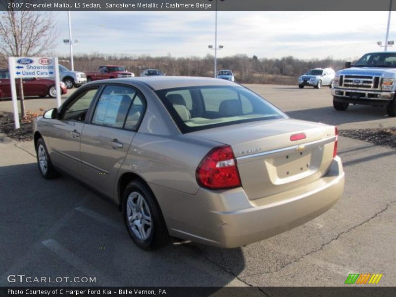 Sandstone Metallic / Cashmere Beige 2007 Chevrolet Malibu LS Sedan