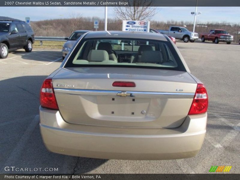 Sandstone Metallic / Cashmere Beige 2007 Chevrolet Malibu LS Sedan