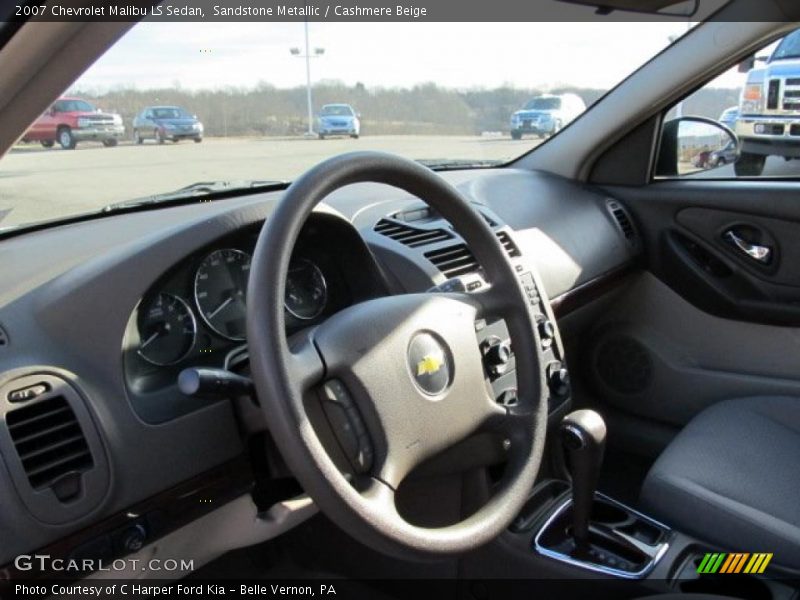 Sandstone Metallic / Cashmere Beige 2007 Chevrolet Malibu LS Sedan