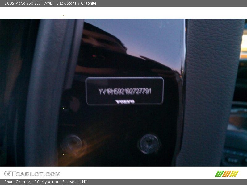 Black Stone / Graphite 2009 Volvo S60 2.5T AWD