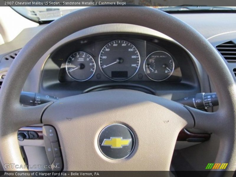 Sandstone Metallic / Cashmere Beige 2007 Chevrolet Malibu LS Sedan