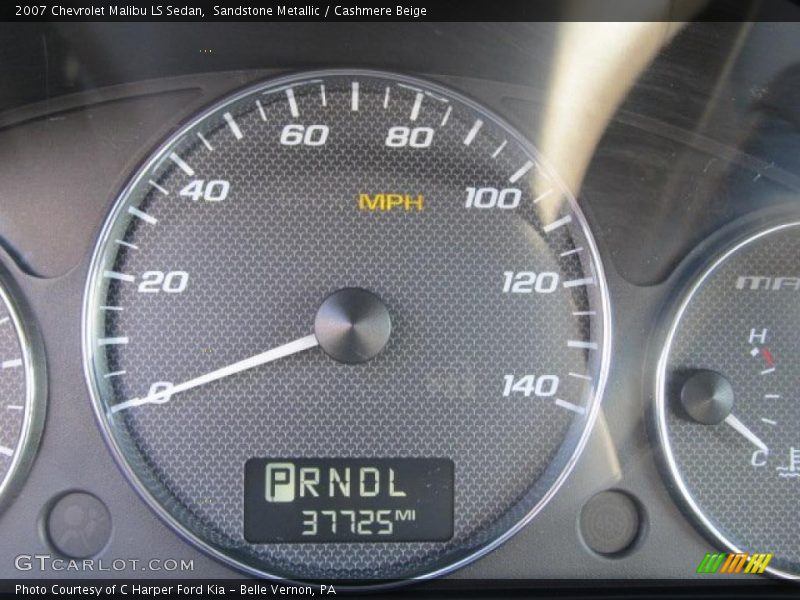 Sandstone Metallic / Cashmere Beige 2007 Chevrolet Malibu LS Sedan