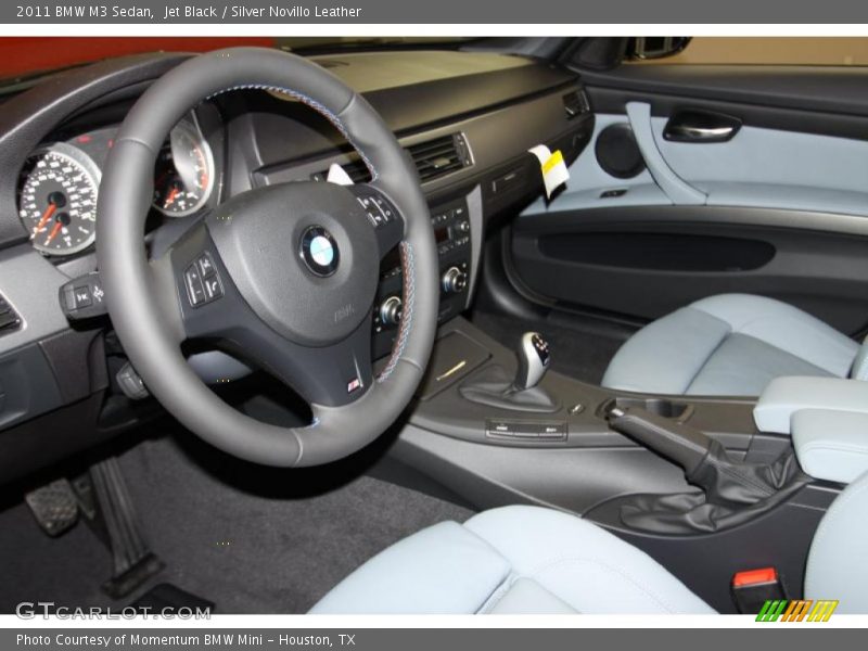 Silver Novillo Leather Interior - 2011 M3 Sedan 