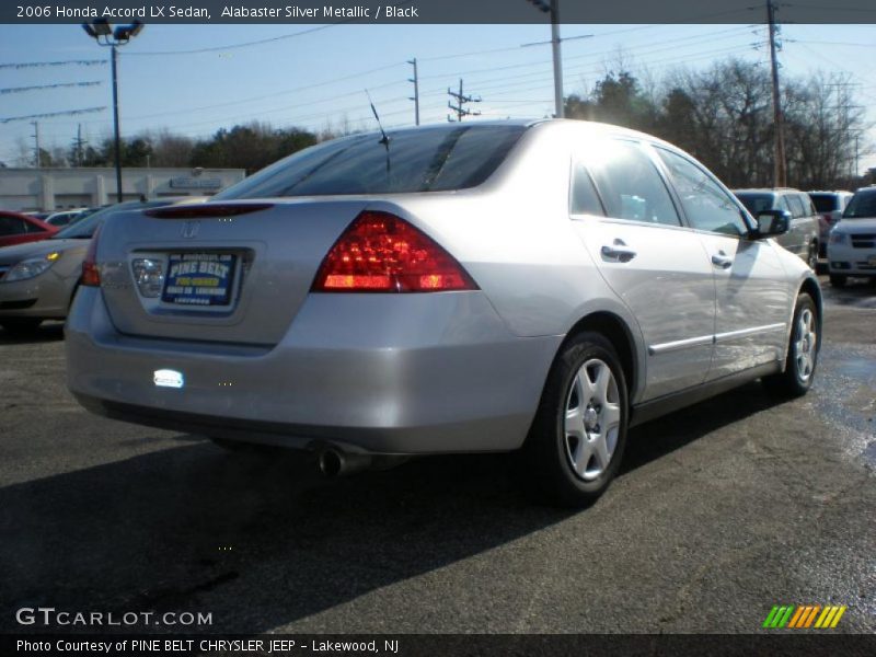 Alabaster Silver Metallic / Black 2006 Honda Accord LX Sedan