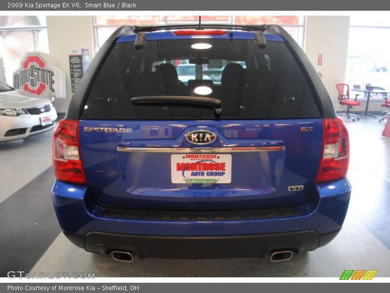 Smart Blue / Black 2009 Kia Sportage EX V6