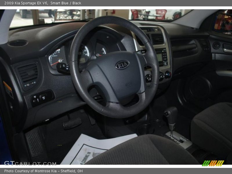 Smart Blue / Black 2009 Kia Sportage EX V6
