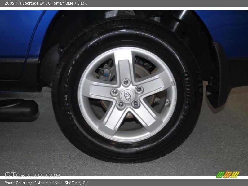 Smart Blue / Black 2009 Kia Sportage EX V6