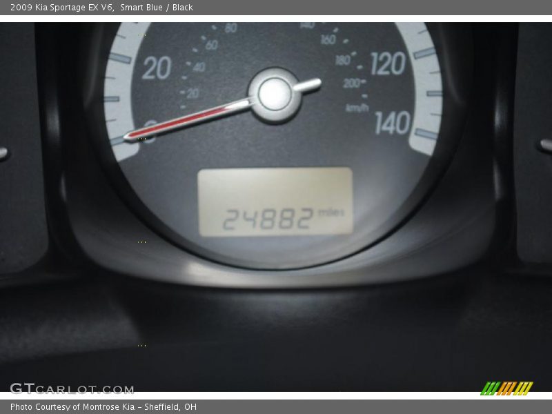 Smart Blue / Black 2009 Kia Sportage EX V6