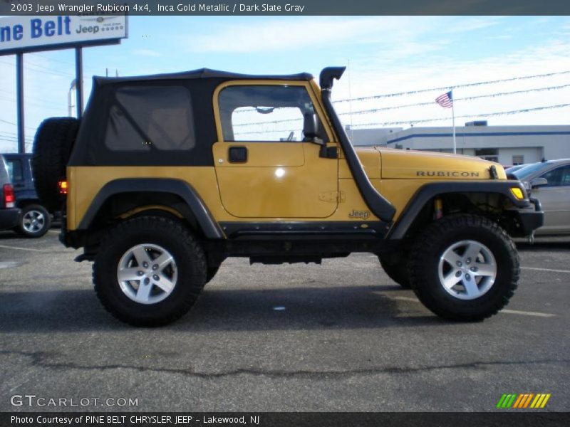  2003 Wrangler Rubicon 4x4 Inca Gold Metallic