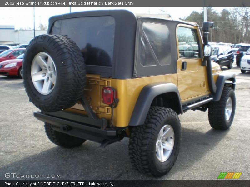  2003 Wrangler Rubicon 4x4 Inca Gold Metallic