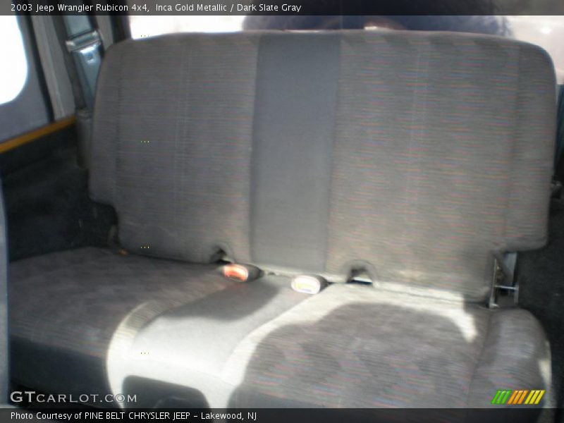 Inca Gold Metallic / Dark Slate Gray 2003 Jeep Wrangler Rubicon 4x4