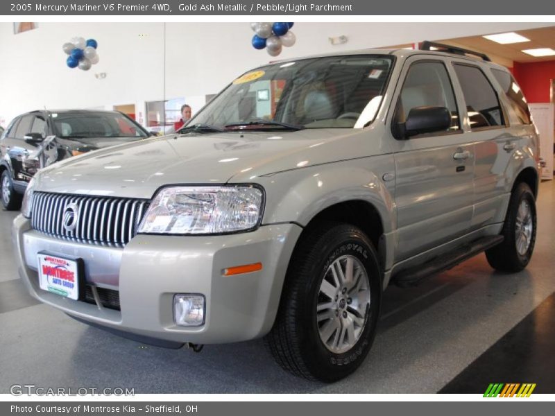 Gold Ash Metallic / Pebble/Light Parchment 2005 Mercury Mariner V6 Premier 4WD