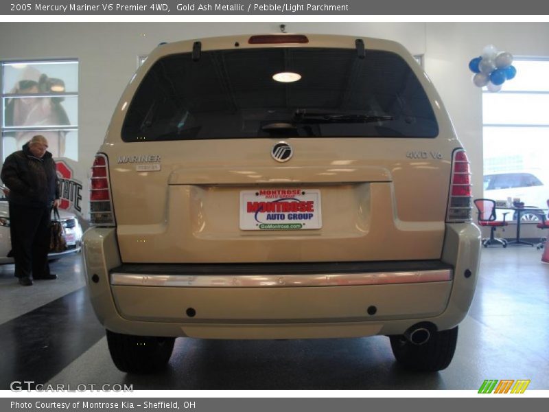 Gold Ash Metallic / Pebble/Light Parchment 2005 Mercury Mariner V6 Premier 4WD