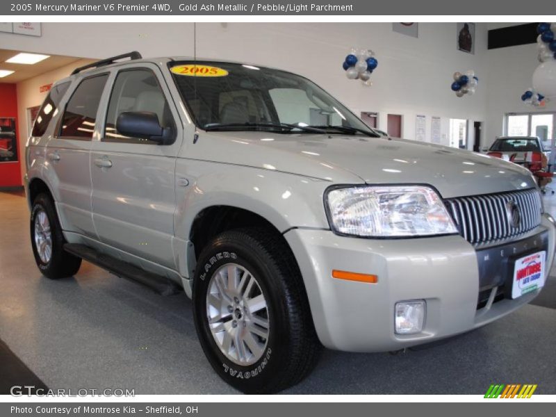 Gold Ash Metallic / Pebble/Light Parchment 2005 Mercury Mariner V6 Premier 4WD