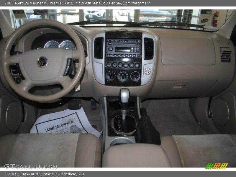 Gold Ash Metallic / Pebble/Light Parchment 2005 Mercury Mariner V6 Premier 4WD