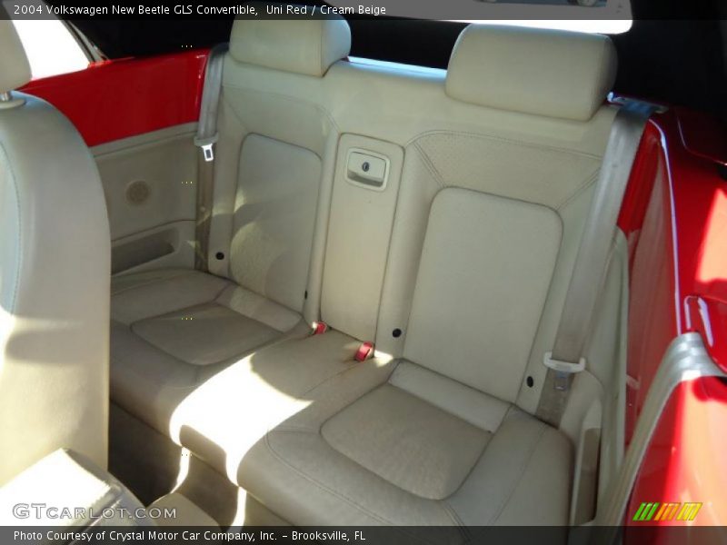 Uni Red / Cream Beige 2004 Volkswagen New Beetle GLS Convertible