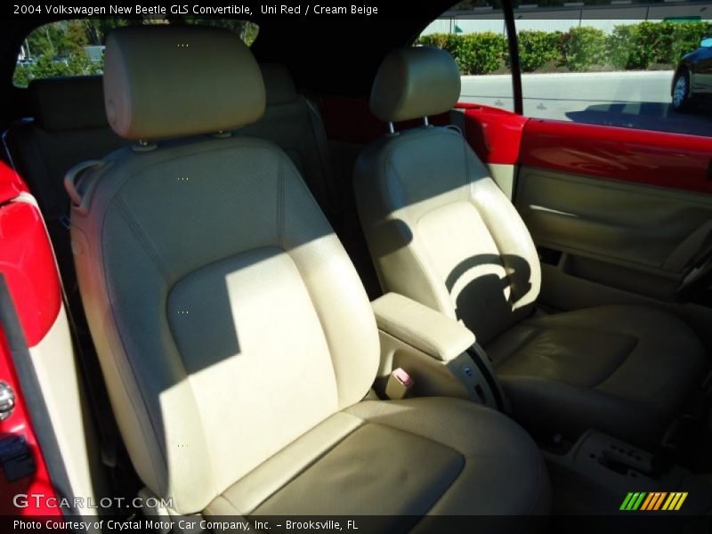 Uni Red / Cream Beige 2004 Volkswagen New Beetle GLS Convertible