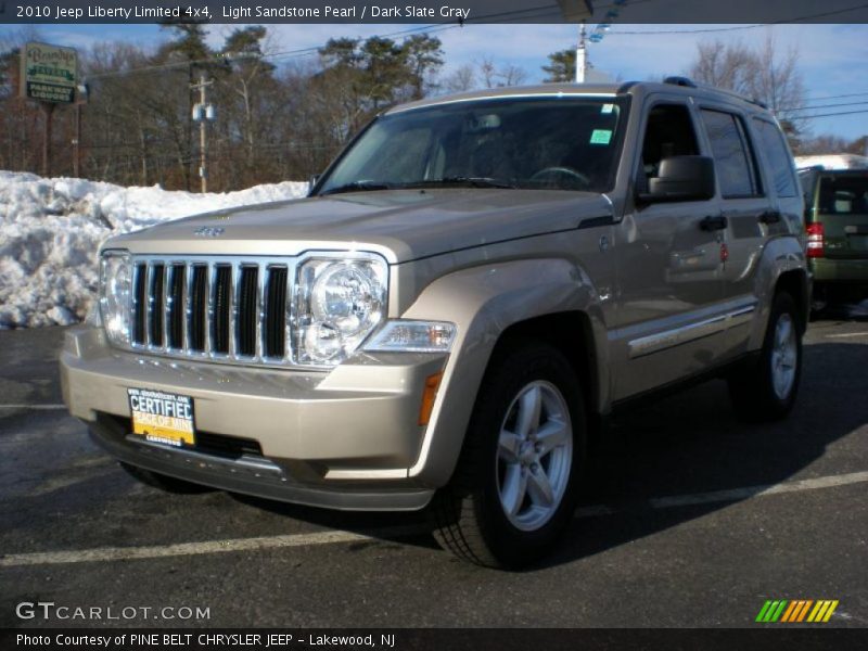Light Sandstone Pearl / Dark Slate Gray 2010 Jeep Liberty Limited 4x4