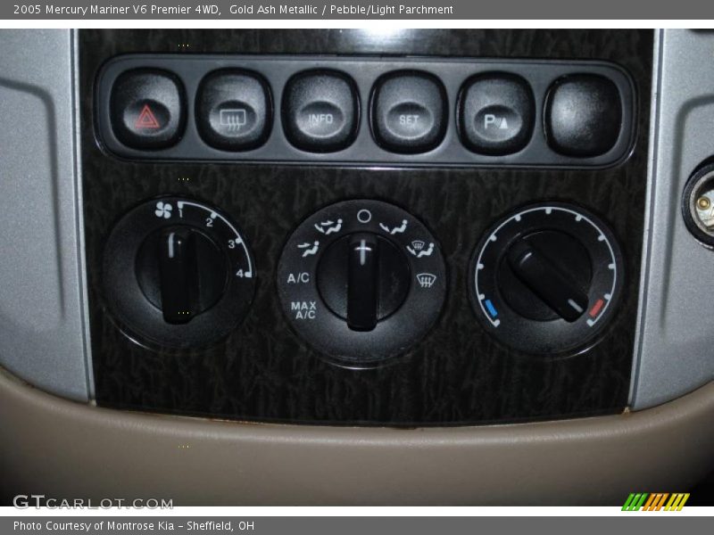 Gold Ash Metallic / Pebble/Light Parchment 2005 Mercury Mariner V6 Premier 4WD