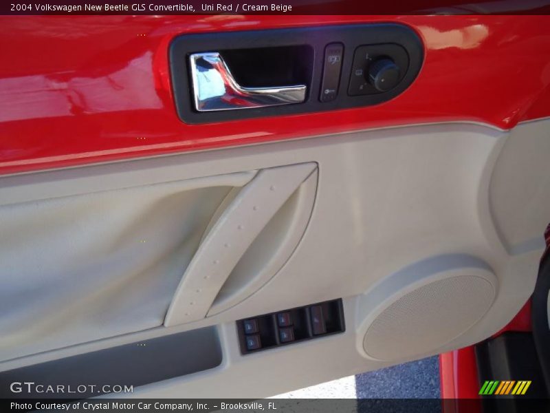 Uni Red / Cream Beige 2004 Volkswagen New Beetle GLS Convertible