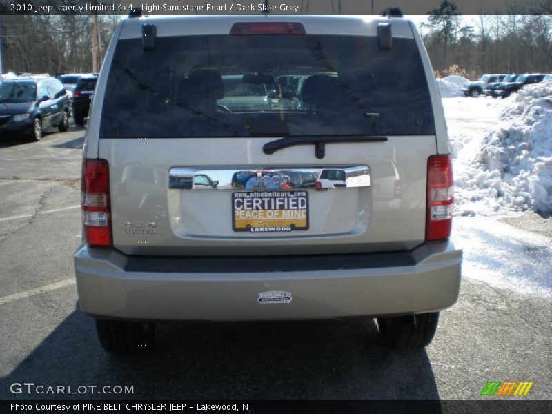 Light Sandstone Pearl / Dark Slate Gray 2010 Jeep Liberty Limited 4x4