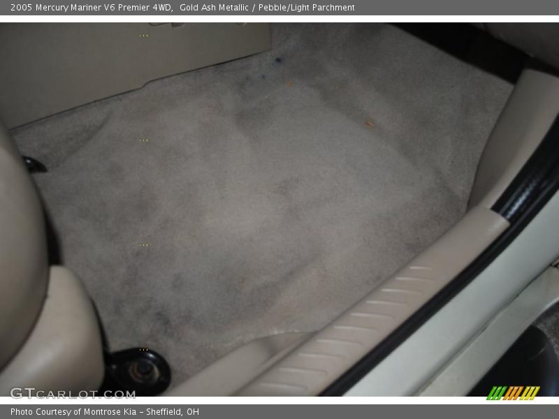 Gold Ash Metallic / Pebble/Light Parchment 2005 Mercury Mariner V6 Premier 4WD