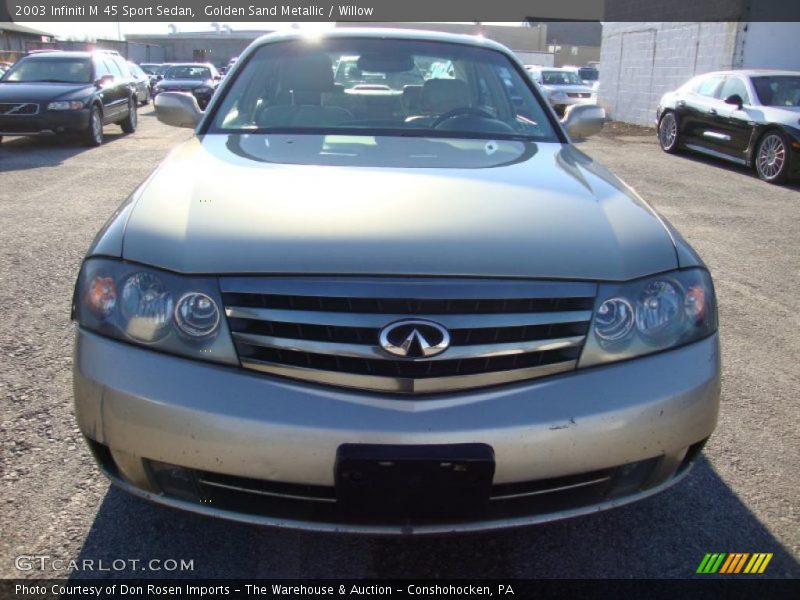 Golden Sand Metallic / Willow 2003 Infiniti M 45 Sport Sedan