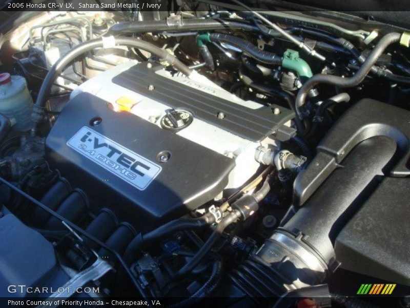  2006 CR-V LX Engine - 2.4 Liter DOHC 16-Valve i-VTEC 4 Cylinder