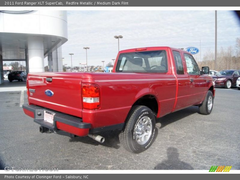 Redfire Metallic / Medium Dark Flint 2011 Ford Ranger XLT SuperCab